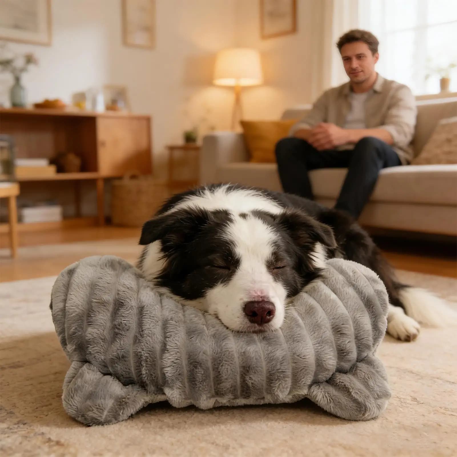 Cuscini per cani, lavabili e calmanti, materassino per il collo, cuscino per cuccioli per divano, gabbia, cuccia, cuccia a nido di nuvola, cuscino di supporto per il letto