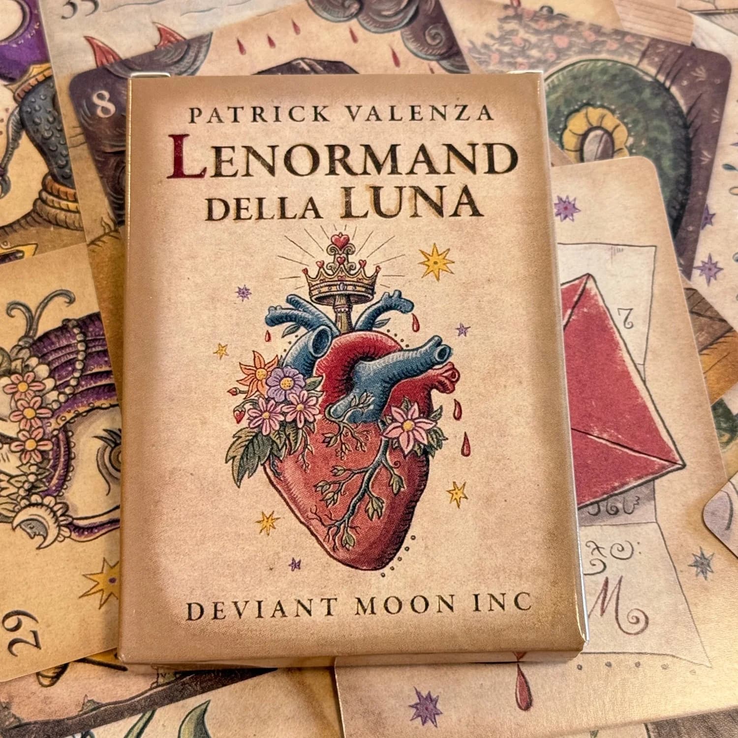 Lenormand Della Luna Oracle Cards A 36 Divination Party Entertainment Board Game,Perfect For Spiritual Guidance & Collectors
