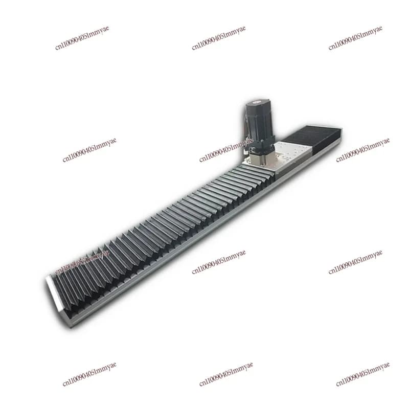 Modulo di scorrimento a cinghia lineare a cremagliera e pignone Guida per servomotore a carico elevato con giro di sollevamento di precisione per carichi pesanti