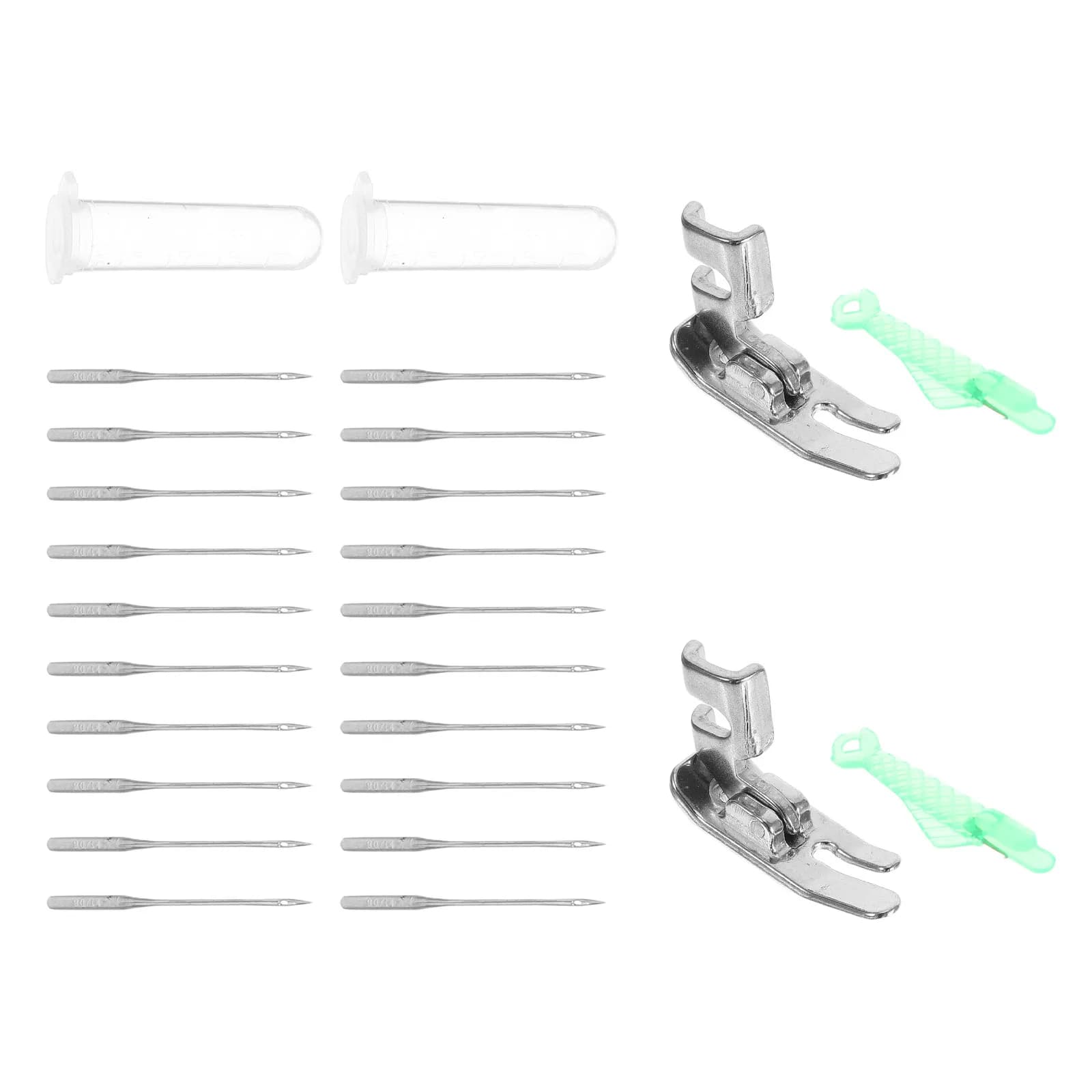 1Set Sewing Machine Accessories Vintage Presser Foot Anti Skip Needles Set Smooth Stitching Enhance Sewing Performance Kit