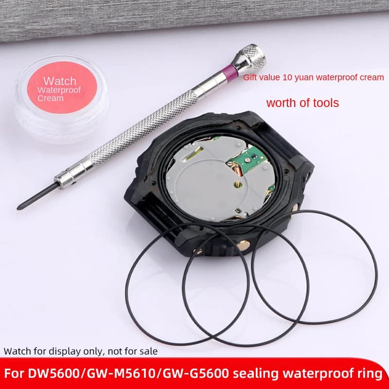 DW5600 gw m5610 Guarnizione anello antipolvere per Casio G-SHOCK DW-5600 GW-M5610 GW-G5600 GA-2100 Anello di tenuta coperchio posteriore Anello impermeabile