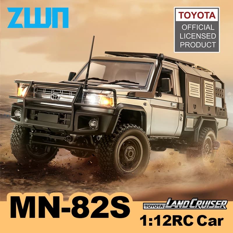 MN82S LC79 2.4G 1/12 Full Scale RC Pickup Camion corto 4WD Telecomando Arrampicata Fuoristrada Auto Giocattolo per Ragazzi Ragazze Regalo Di Natale