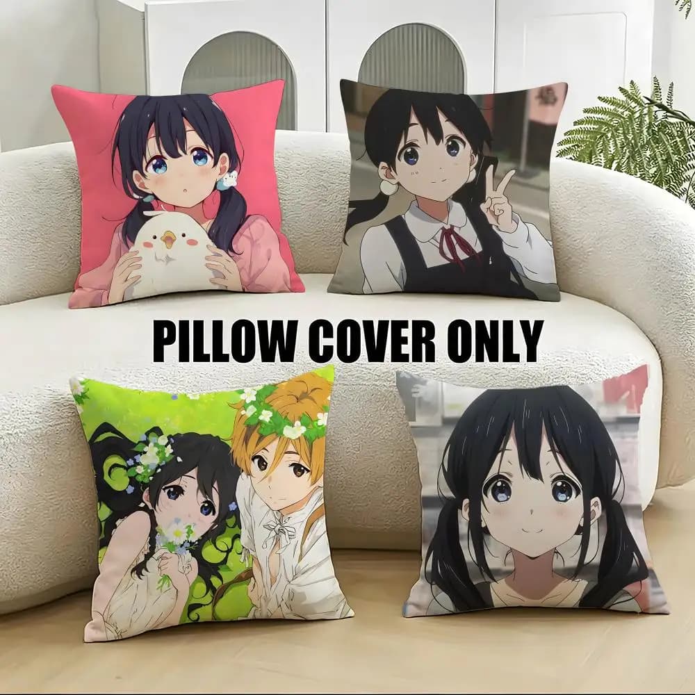 Copricuscini Warm T-Tamako MarketS, 4 Pezzi, Morbidi Copricuscini in Peluche 40x40 45x45 per Divano e Camera da Letto