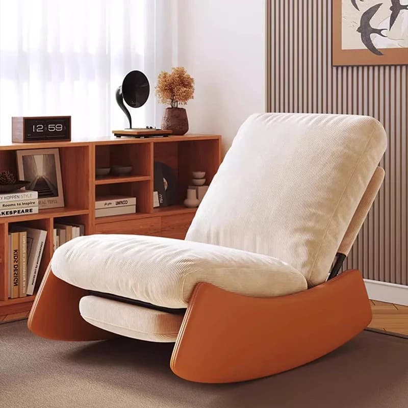 Trono moderno Sedia da soggiorno Poltrona postmoderna reclinabile da pavimento per camera da letto Sedie da gioco di design Vanity inginocchiato Poltrona Mobili per la casa