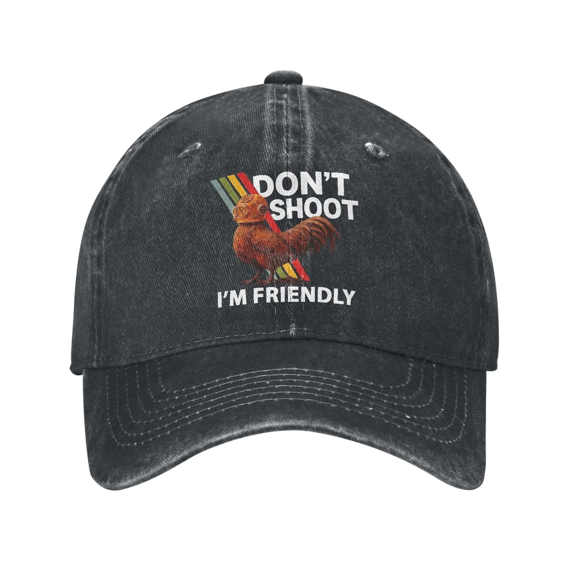 Arc Raiders Don't Shoot Uomo Donna Berretti da baseball Cappelli in cotone invecchiato Berretto Moda Outdoor Running Golf Regalo Cappellino snapback