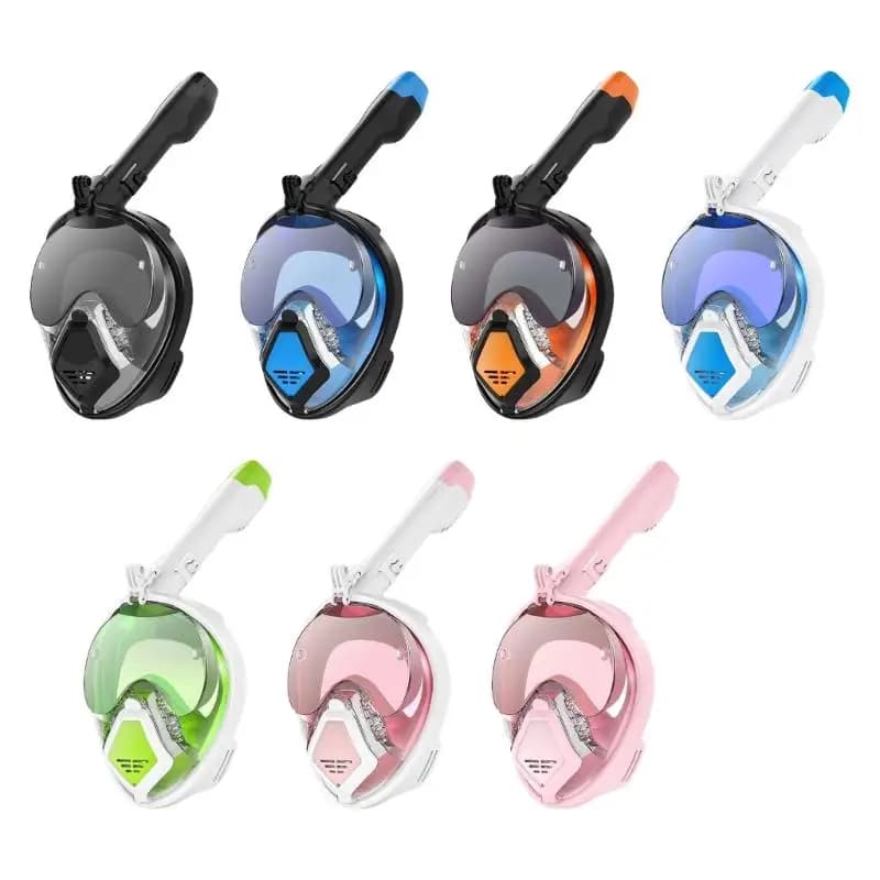652F Underwater Snorkeling Mask All Face Adult Snorkeling Mask with Dry Top Mask