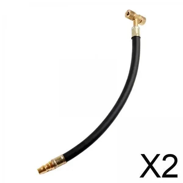 Adattatore per tubo di gonfiaggio pneumatici Connettore universale flessibile per pompa d'aria in gomma di rame per uso di camion per auto, moto, bici