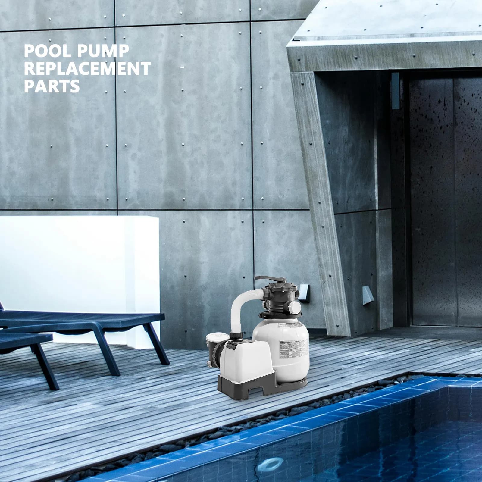 Pool Sand Filter Pump Replacement Cap Easy Install Leakproof Swimming Pool Cover Part Compatible Sf15110