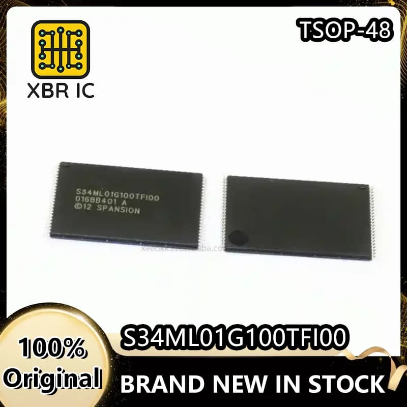 (10/30 pezzi) S34ML01G100TFI00 S34ML01G100 Chip flash di archiviazione da 128 MB TSOP48 nuovo originale autentico spot consegna veloce