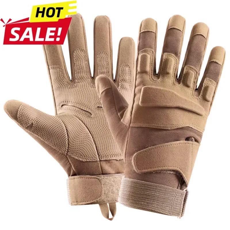 Tactical Full Finger Gloves Outdoor Sports Bicycle Antiskid Gloves Paintball Shooting Airsoft Cycling Half Glovemotorcycle Glove