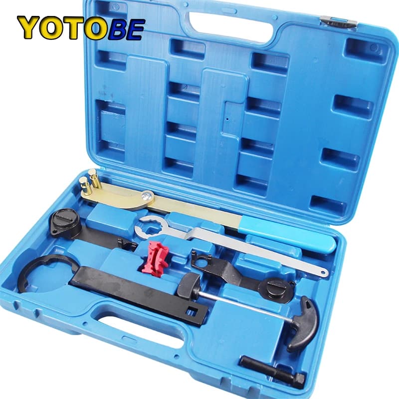8PCS Set di strumenti di distribuzione per VW VAG EA211 Motore per Golf 7 Mk7 VII Jetta 1.2 1.4 TSI TGI Motore a benzina Cinghia di distribuzione e catena K