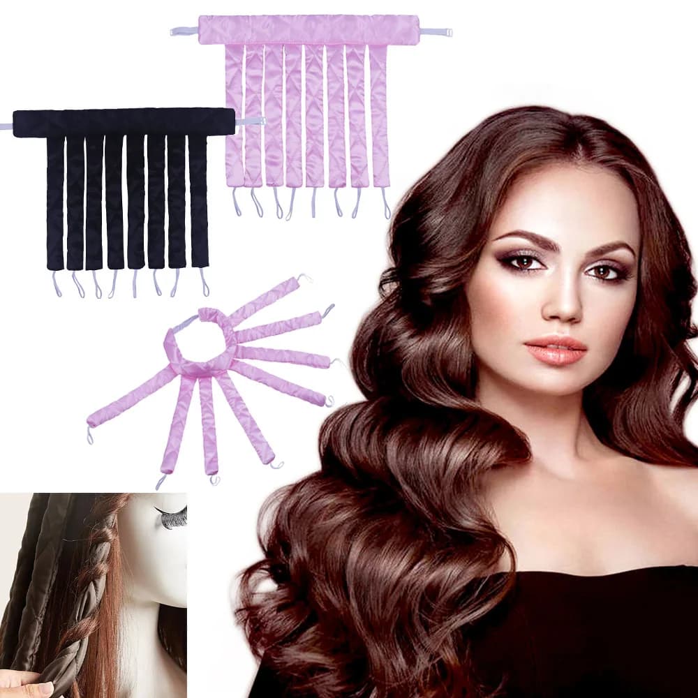 Octopus Heatless Curling Rod Headband Curls Silk Ribbon Sleeping Wave Formers No Heat Curls Ribbon Lazy Hair Curler Hair Rollers