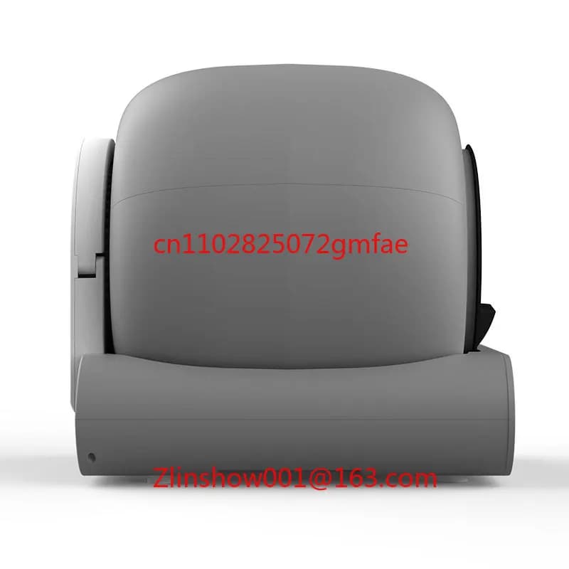 New Color Grey Smart Cat Litter Box With Wifi Odor Control 65L Large Space Self-Cleaning Automatic Cat Toilet