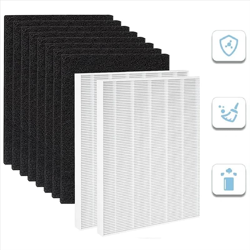 ABNP AP-1512HH Filtro di ricambio per purificatore d'aria AP1512HH, 3304899, 2 filtri HEPA e 4 filtri al carbone