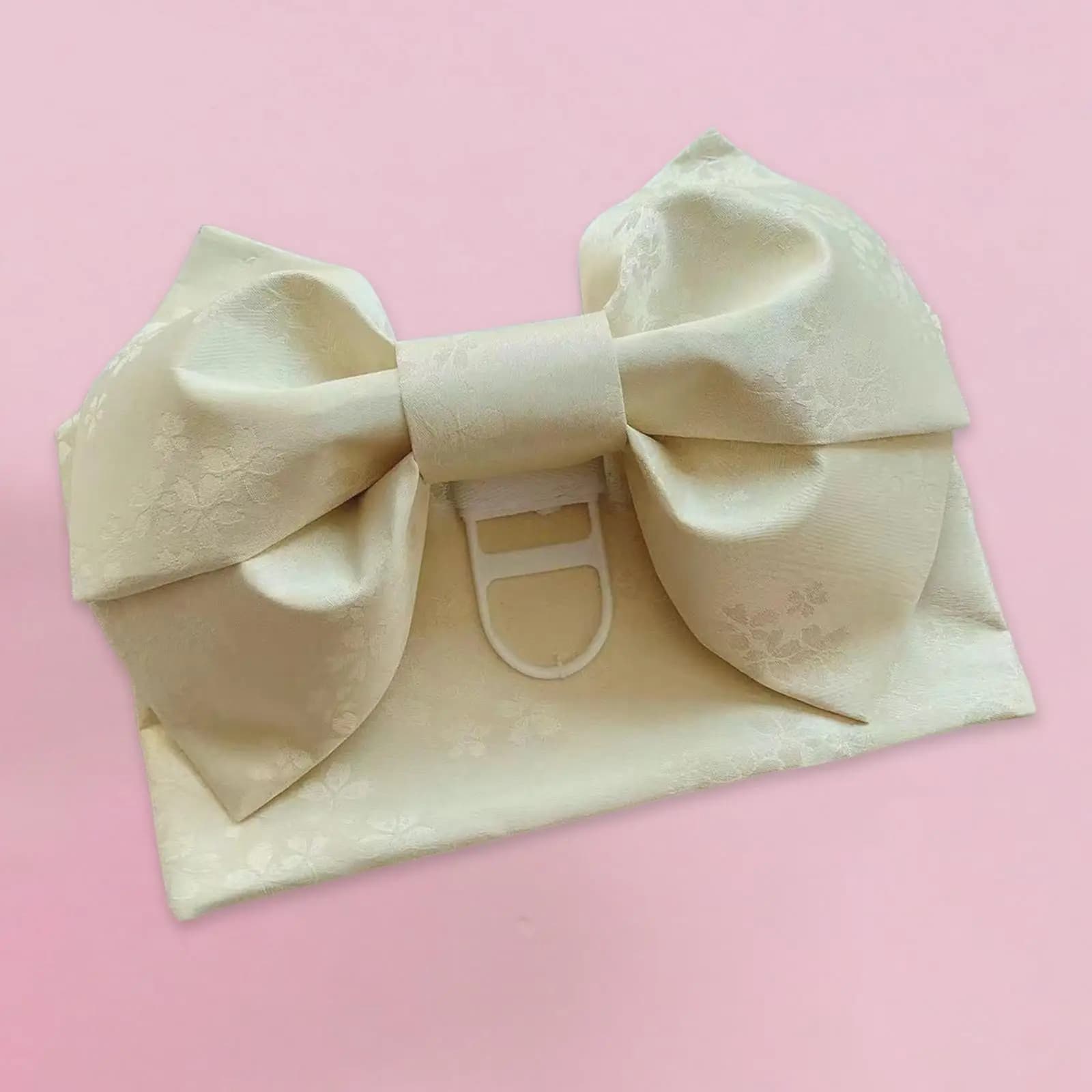 Japanese-style retro belt Accessories with pre-tied bow Classic belt in solid waist jacquard belt for women's dress