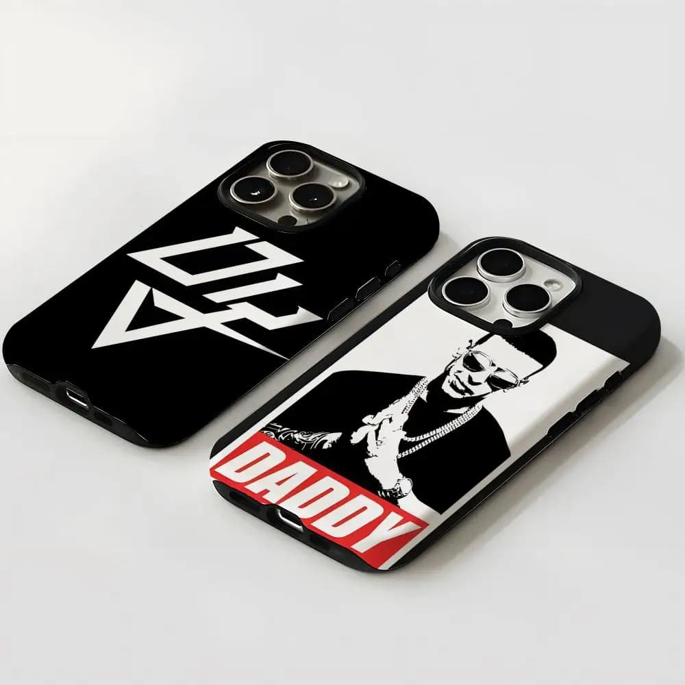 D-Daddy Yankee MC Cassa Del Telefono Nuovo Per IPhone 16 15 14 13 12 11 Pro Max X XR XSMax 7 8 Plus Pellicola Lucida Copertura Dura Del PC