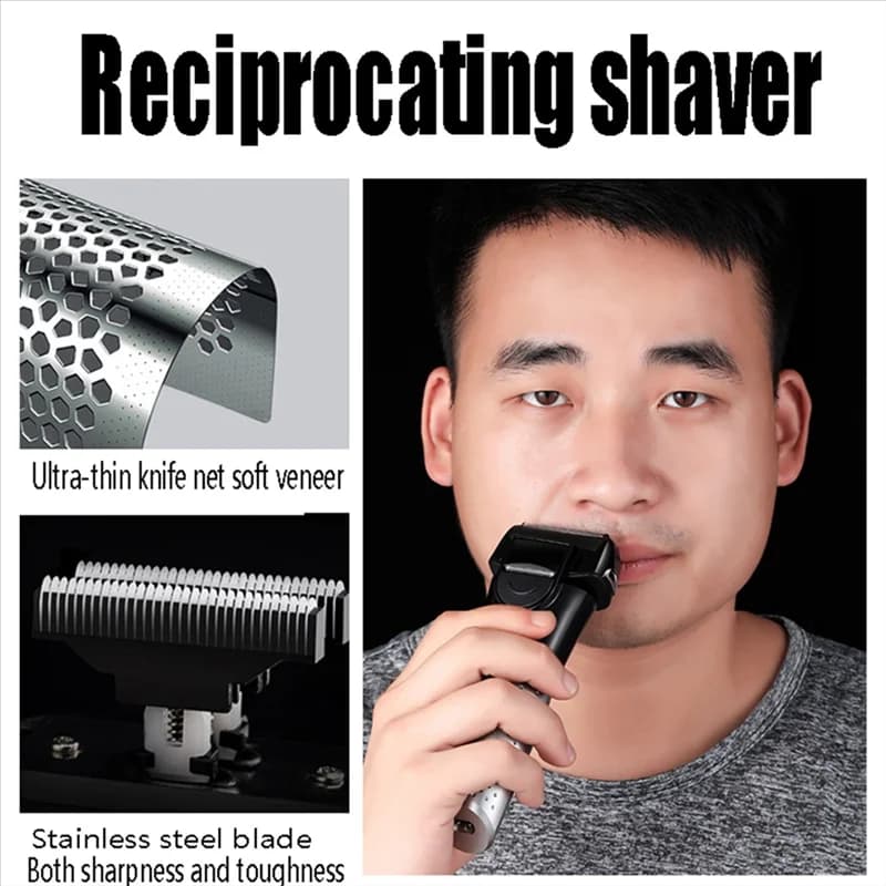 A83G-Reloadable Shaver USB Charging Machine for Haircut Man Barba Trimmer
