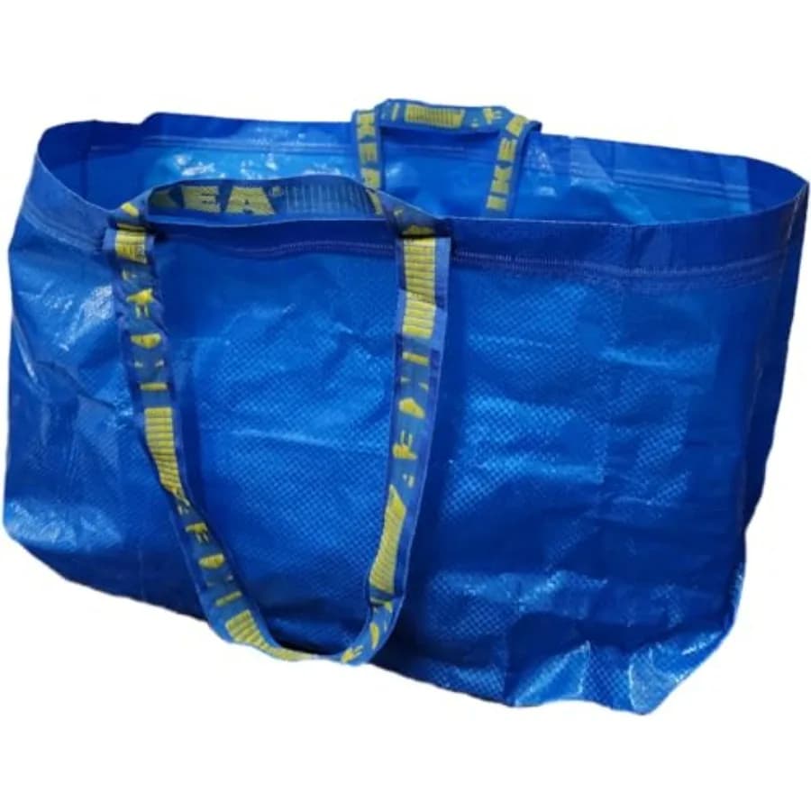 FRAKTA Carrier Bag, Blue, Large Size Shopping Bag 2 Pcs Set