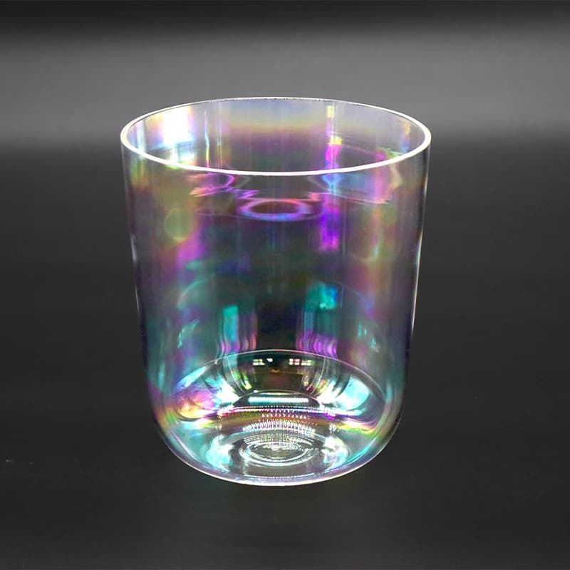 Clear Cosmic Light Chakra Crystal Singing Bowls for Meditation Sound Healing