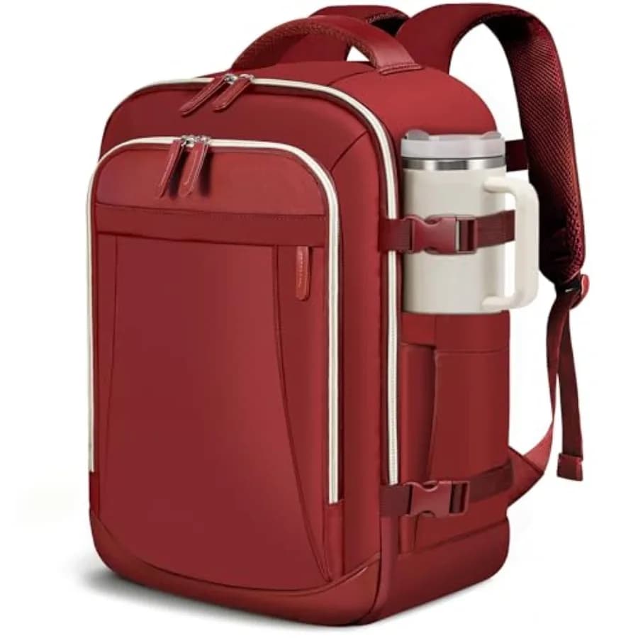 Zaino da viaggio per donna - Borsa per laptop da 15,6 pollici approvata per il volo, grande zaino antifurto da viaggio per lavoro e affari