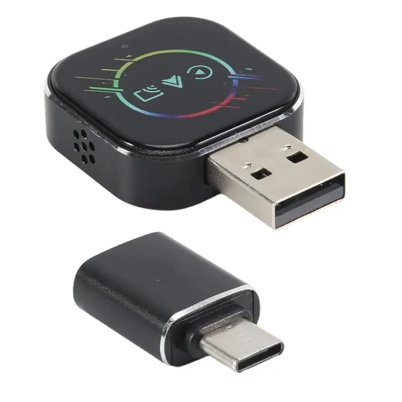 A42T-Smart Mirror Link 3 In 1 Wireless Carplay Android Auto USB Dongle Adapter Wired Connection Plug And Play