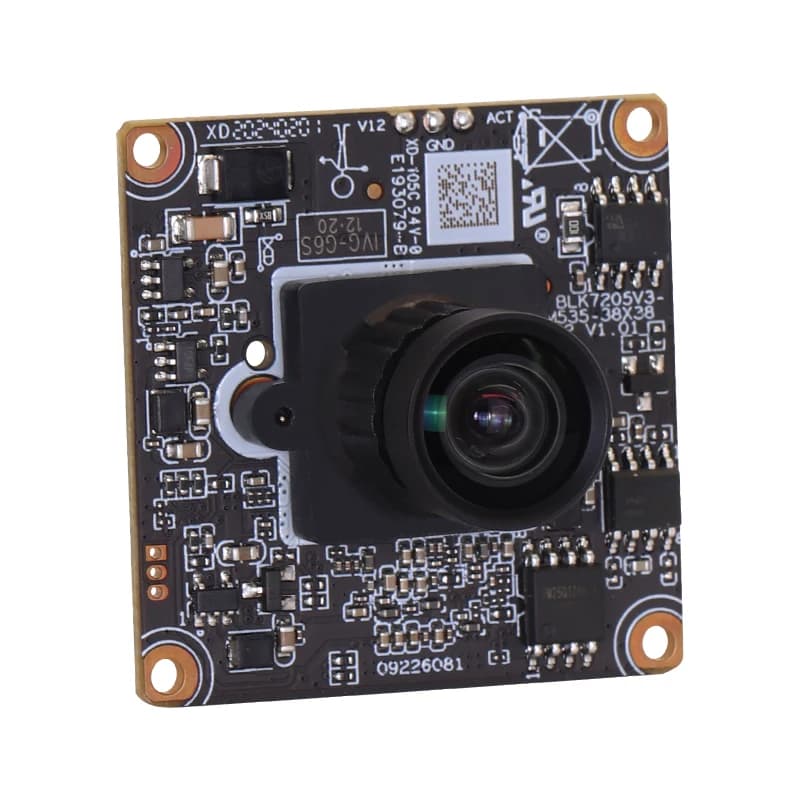 Module IP Camera Mini 5MP 4.3mm 75 Degrees Without Distortion POE with Imx335 Sensor, Night Vision, H.265 AI/H.265+