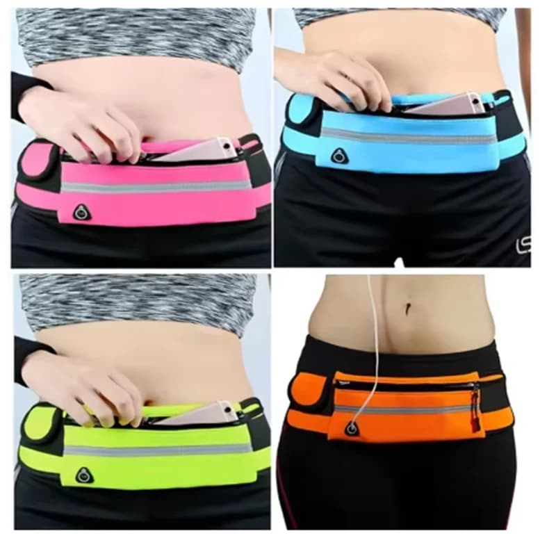 1pcs Colorful Waterproof Neoprene Fanny Pack Running Man Waist Bag