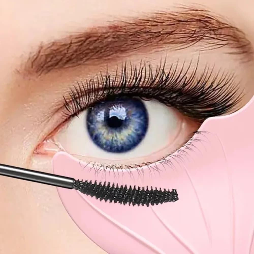 Protezione in silicone per mascara, applicatore per extension ciglia effetto sirena, protezione per ciglia finte, strumento per il trucco degli occhi effetto baco da seta