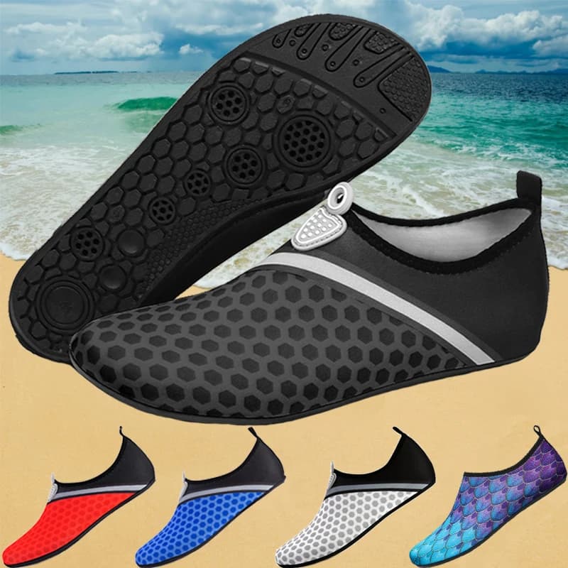 Water shoes for men and women, for beach, swimming, water sports, barefoot sneakers, fitness, dance, surfing.