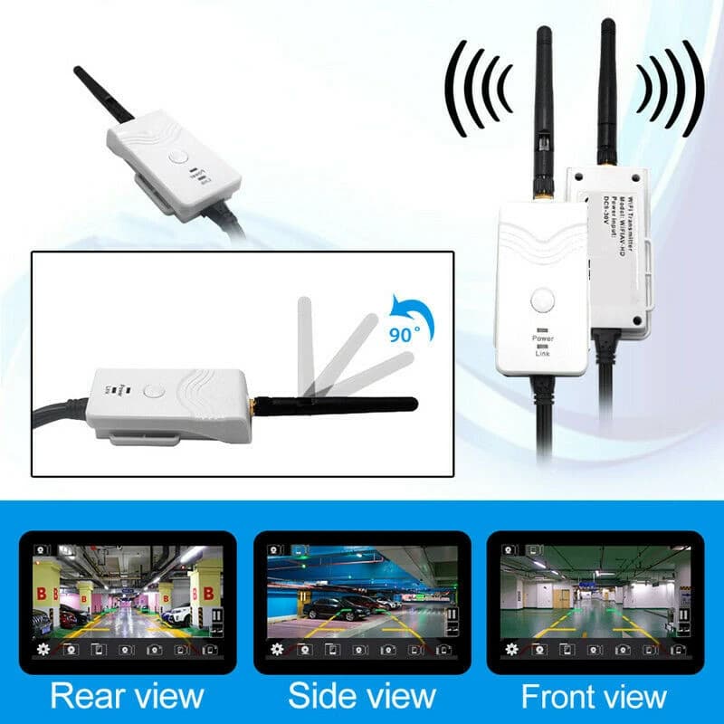 Ripetitore di segnale trasmettitore Wifi Premium per telecamera di retromarcia per auto wireless per Iphone IOS e Android 903S HD PK 903W
