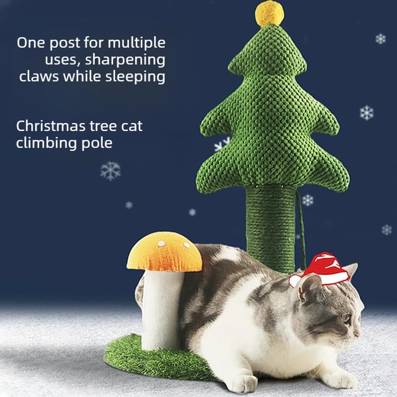 Agave Christmas Tree, Cat Scratching Post, Fun Toys and Supplies for Cats, Scratching and Itching Cat Climbing Frame