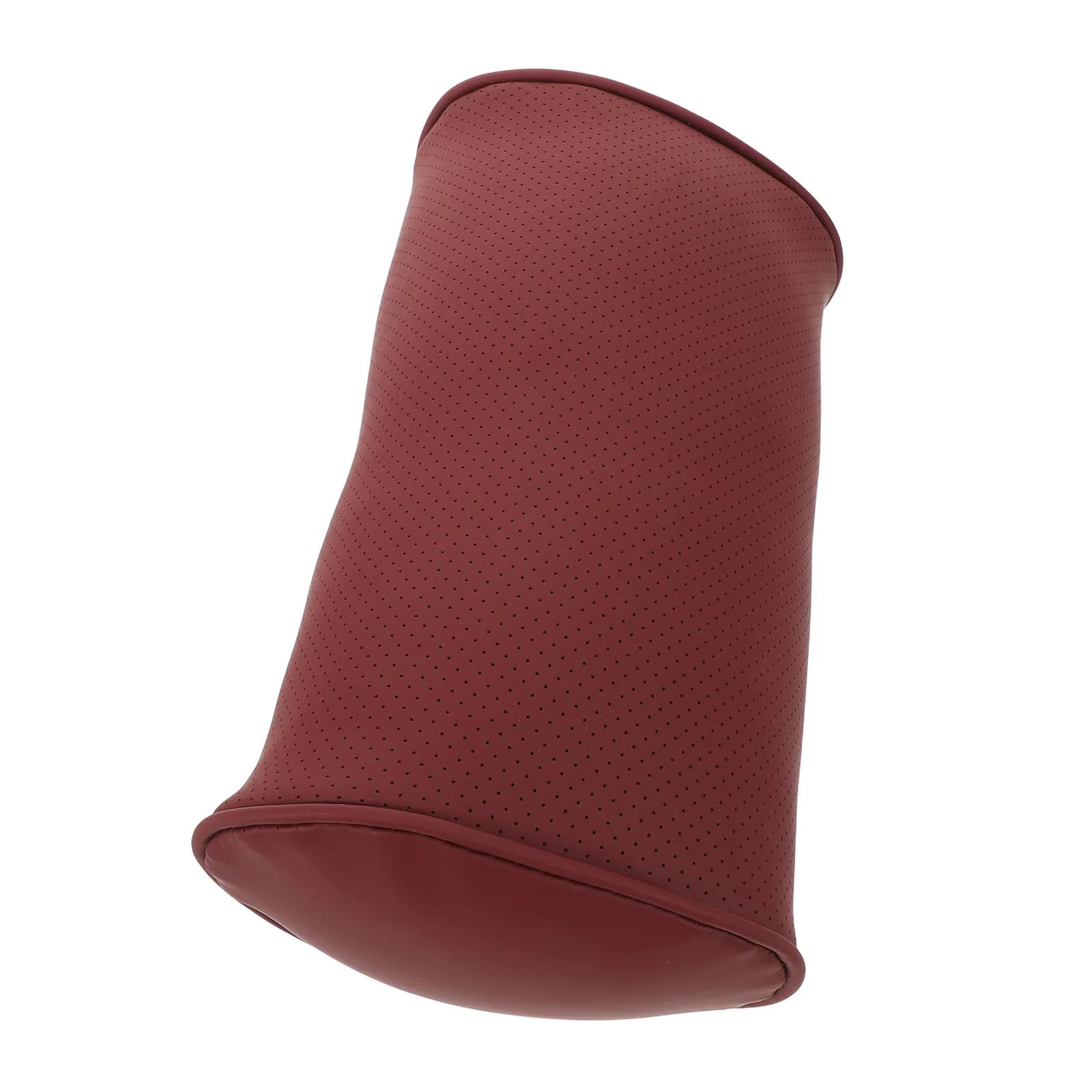 Car Lumbar Neck Pillow Headrest Brown Soft Cushion 24X5 89X4 05IN Universal Breathable Ergonomic Support Travel