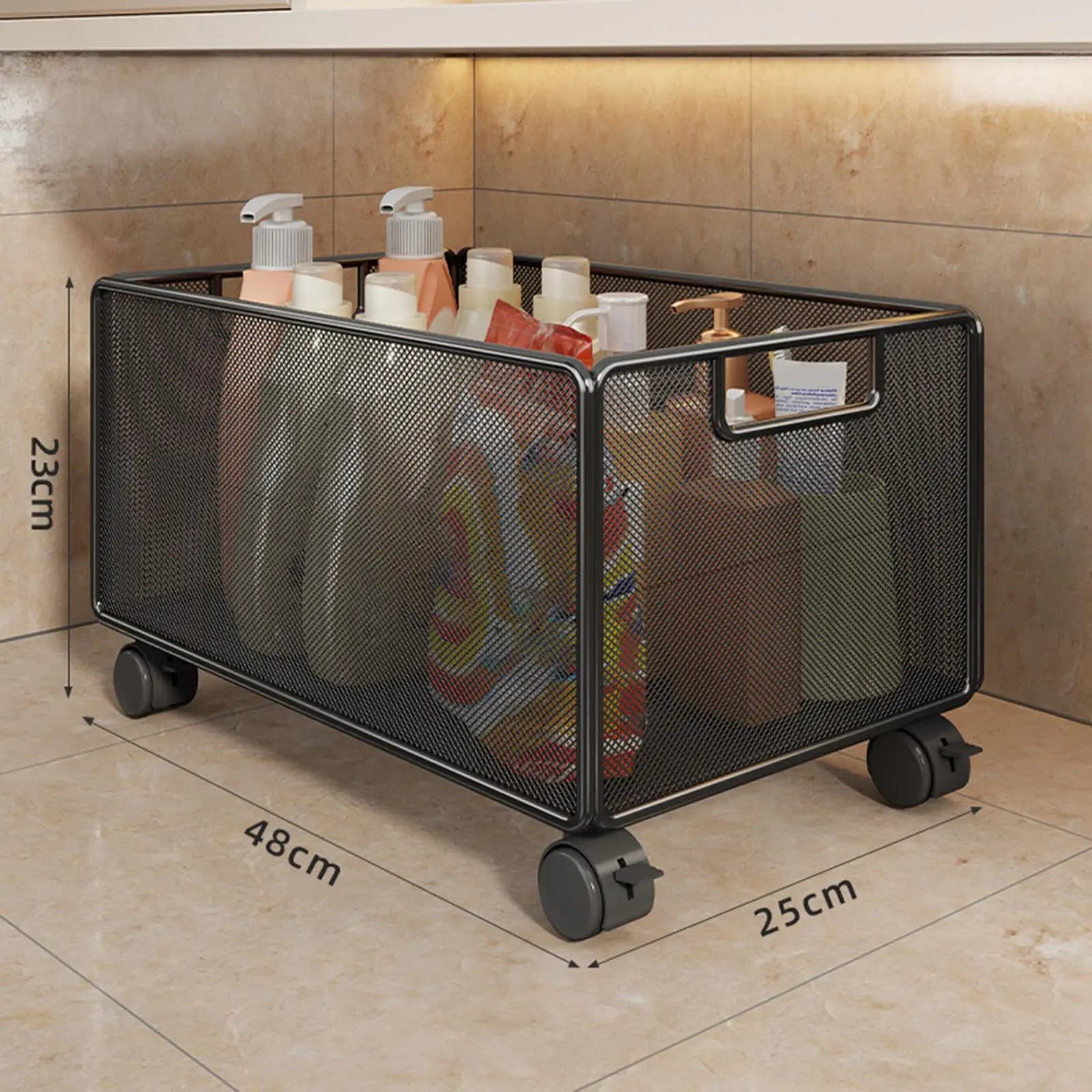 Carrello Portadocumenti con Ruote, Cesto Portaoggetti Versatile, Organizzatore Mobile per Cameretta Bambini, Cartelle, Articoli per Hobby, Camera da Letto