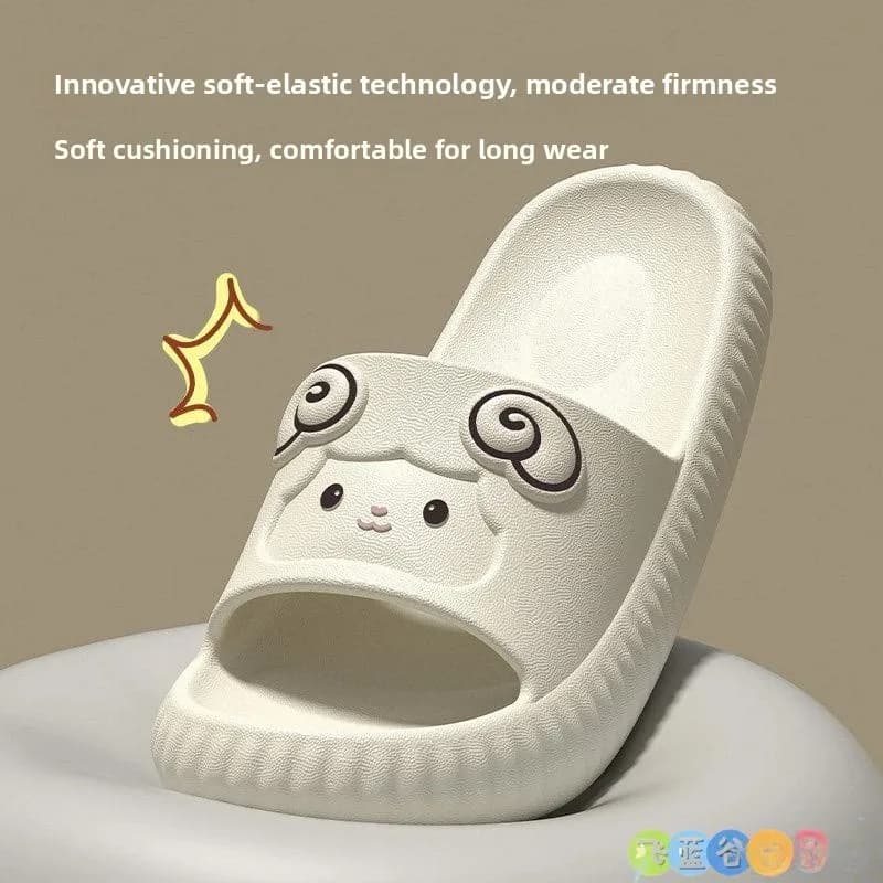 Ciabatte da casa da donna con fondo spesso, antiscivolo, resistenti agli odori, per bagno, stile uomo, sandali estivi slip-on