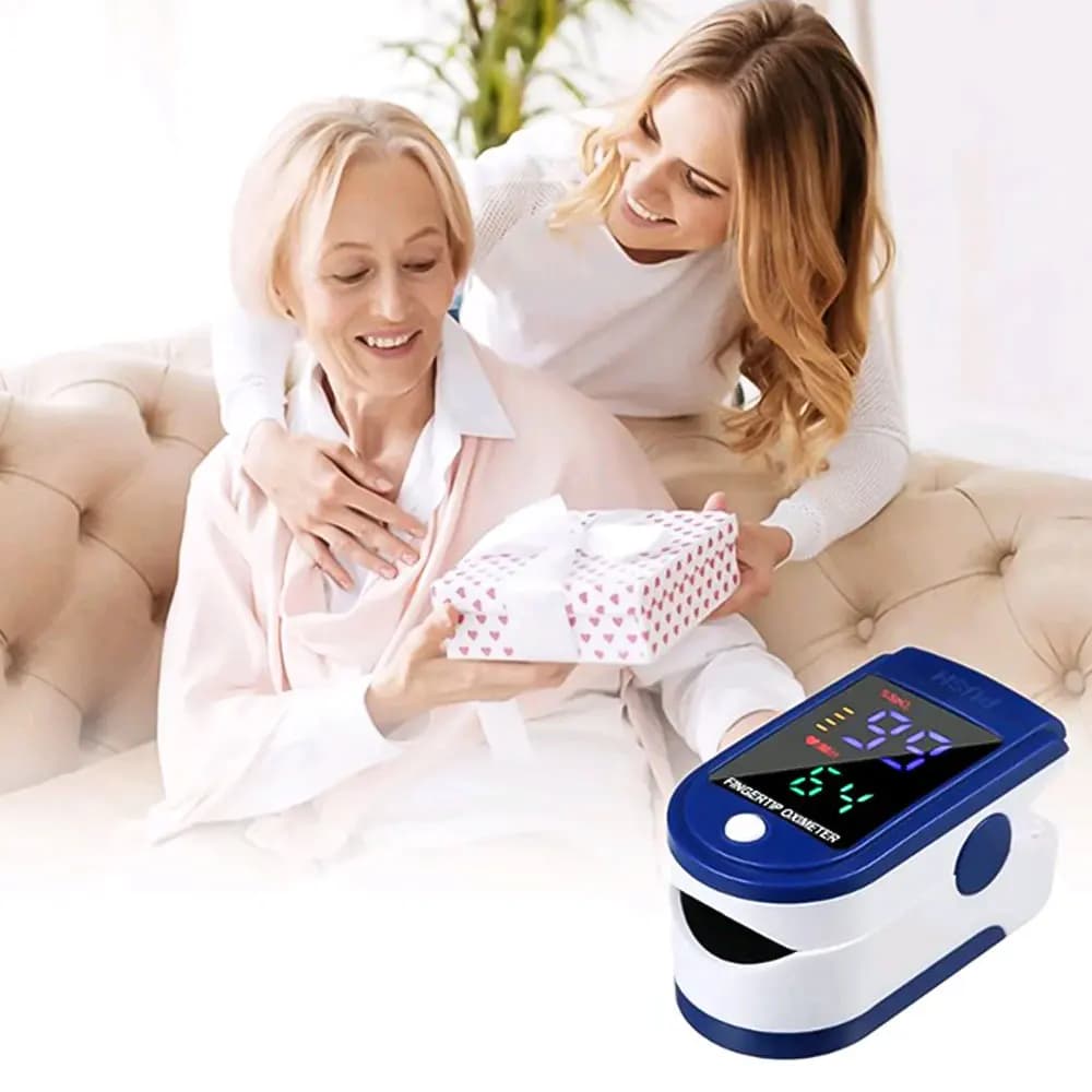 1Pc Medical FInger Oximeter Cardiofrequencymeter Digital Pulsossimeter Four Color OLED Display Spo2 Blood Oxygen saturation meter