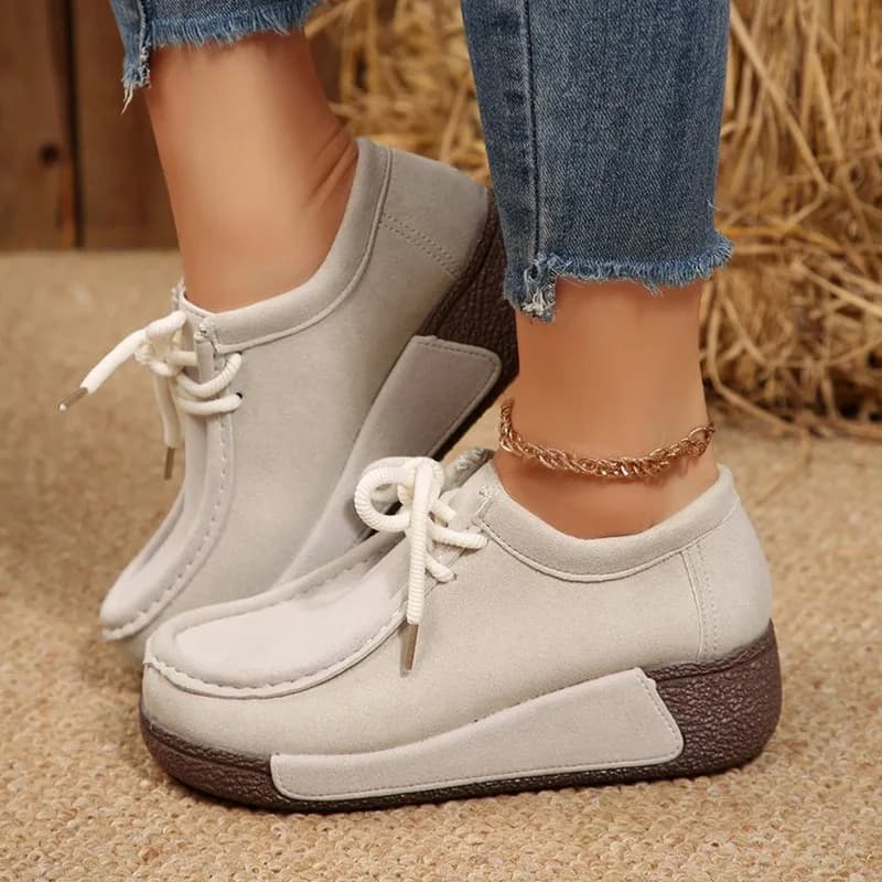 2026 Scarpe basse da donna mocassini comodi scarpe da donna sneakers in pelle scamosciata traspirante moda donna scarpe Casual morbide nere femminili