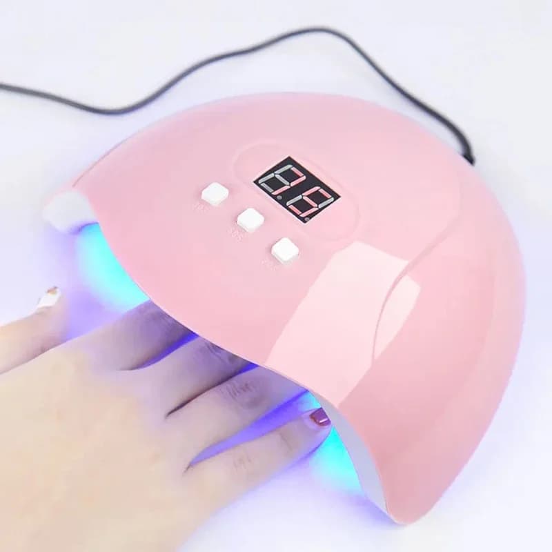 LULAA Lampada professionale per unghie in gel con 3 timer preimpostazioni Sensore automatico Essiccatore per unghie per smalto gel Lampade per polimerizzazione per manicure Casa e salone
