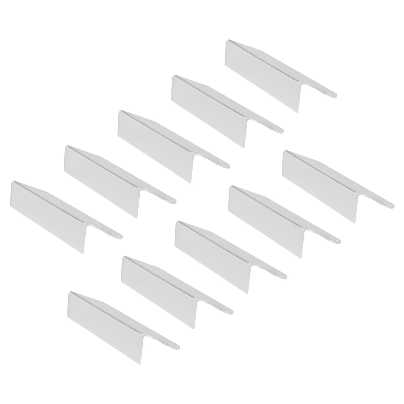 Espositore in acrilico trasparente da 4 cm x 10 cm, set da 10 o 15 pezzi, per cartelli, etichette e biglietti da visita