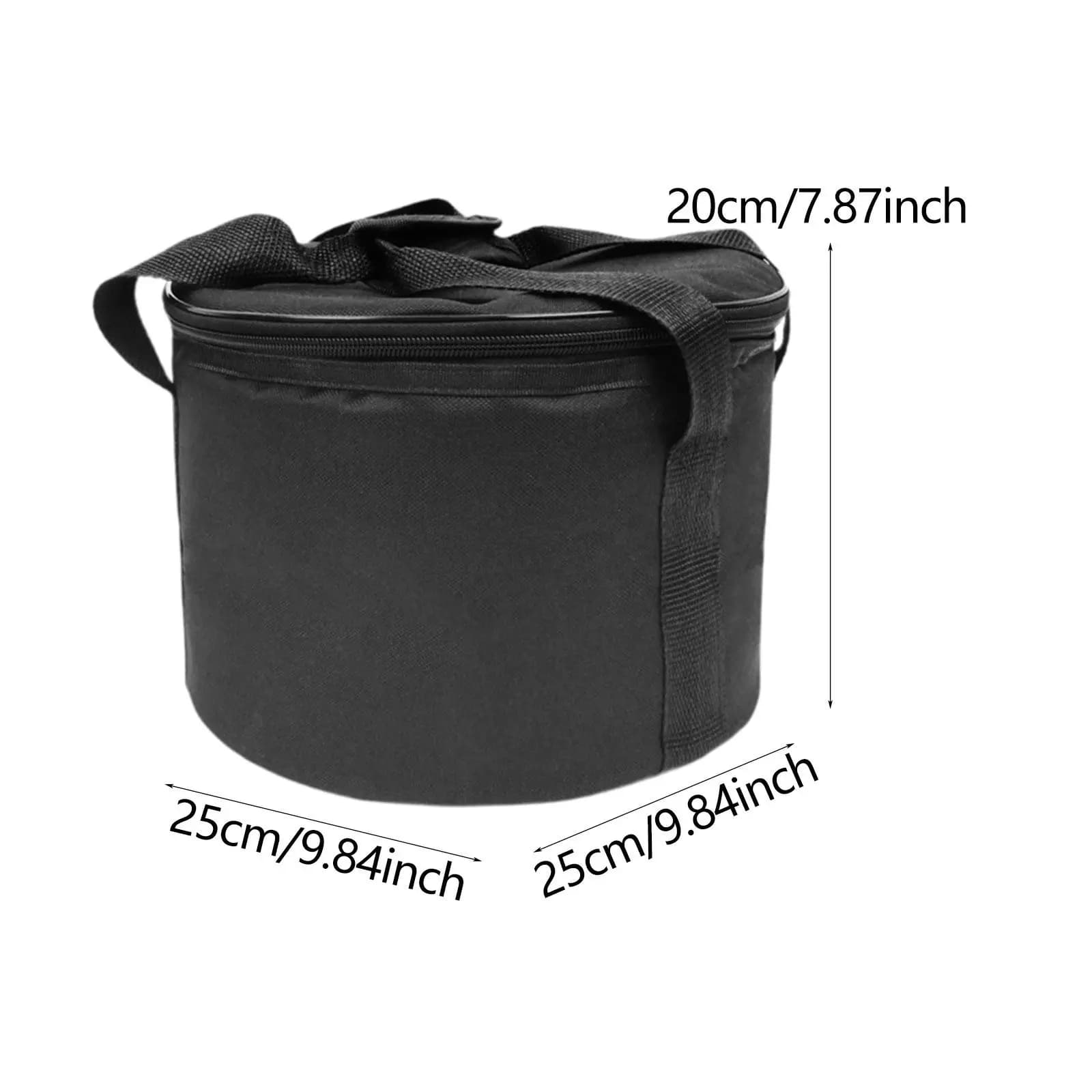 Oxford Cloth Singing Bowls Case Layered Bag for Instruments Mallet Holder Travel Storage