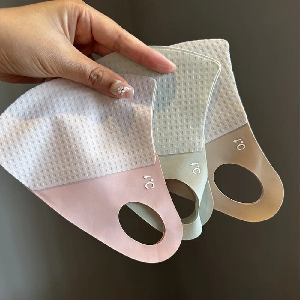 Hot Sale Breathable Ice Silk Mask Anti-UV Traceless Riding Face Mask Cellular Anti Pollen Anti-sun Mask Outing