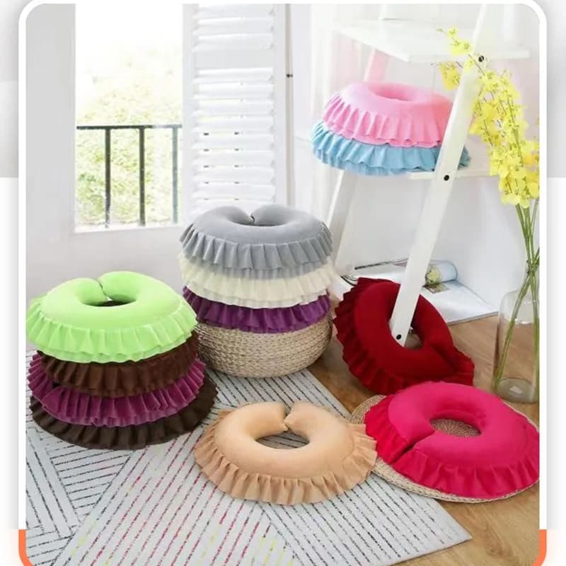U-shaped Pillow Adult Children Travel Pillow Soft Short Plush Cartoon Portable Outdoor Nap Flight Neck Pillow Nursing Cushion