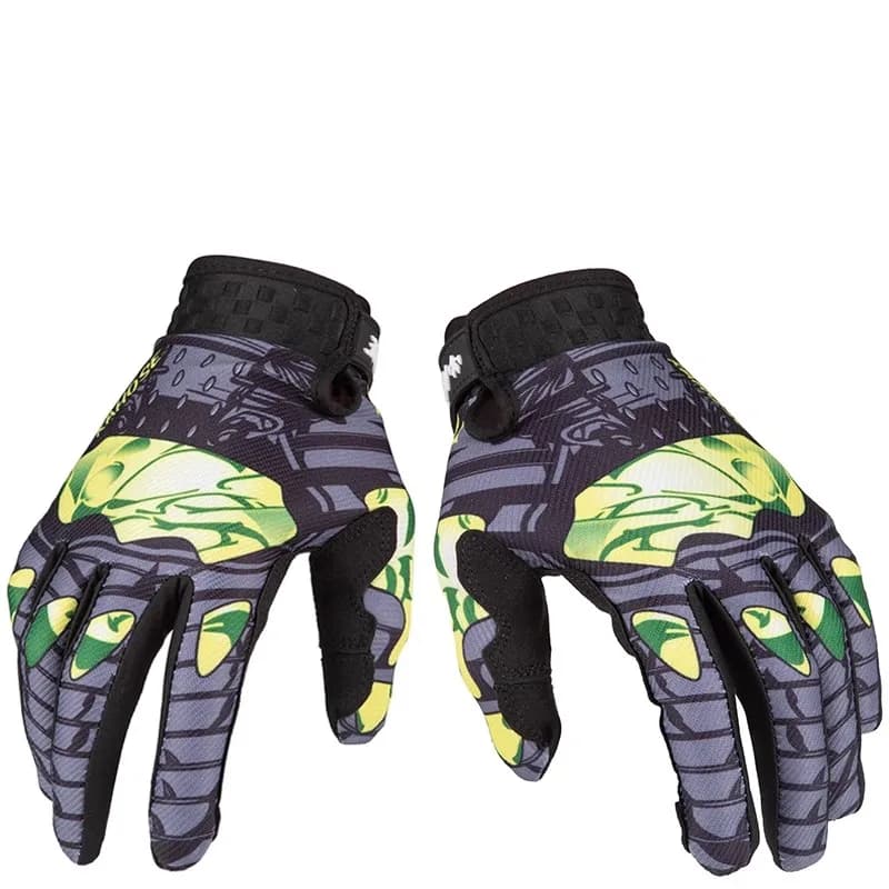 Guanti da motocross MX Guanti da moto con dita intere BMX MTB ATV Off Road Mountain Cycling Luvas M-XL Guanti sportivi da moto E