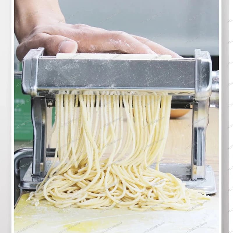 Macchina Elettrica Multifunzione per Pasta in Acciaio Inossidabile – Pressa per Pasta e Tagliapasta per Ravioli Domestica
