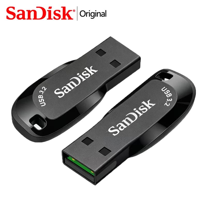 SanDisk Flash Drive USB 3.2 Mini Pendrive 256Gb 128Gb 64Gb 32Gb Pen Drive Velocità di lettura fino a 100 m/s Memory Stick U per computer