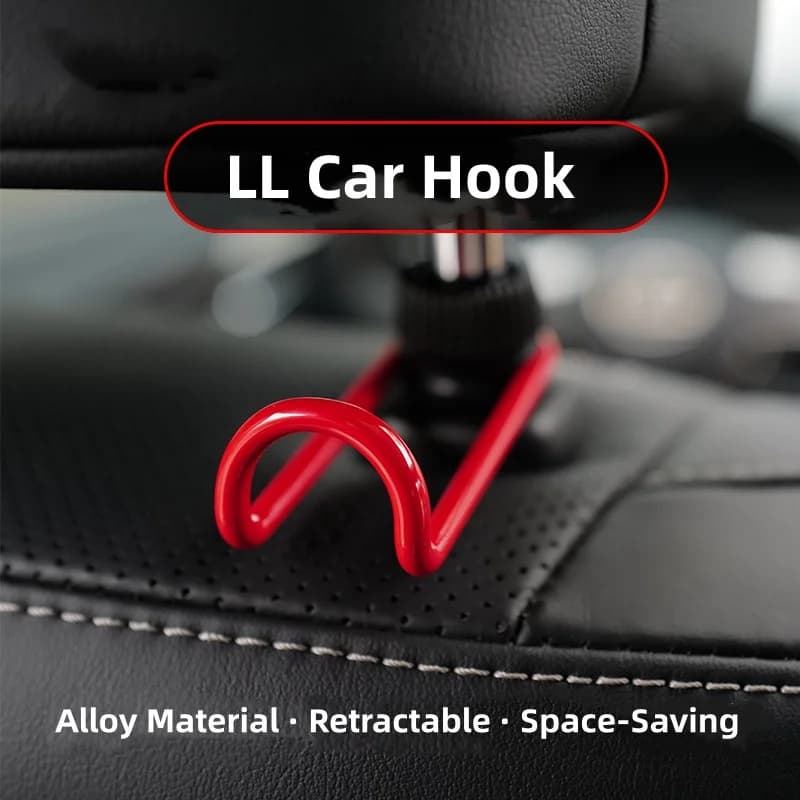 1 pcs hook for car seat headrest rear seat for auto organizer hook holder for bag bags clothes coats