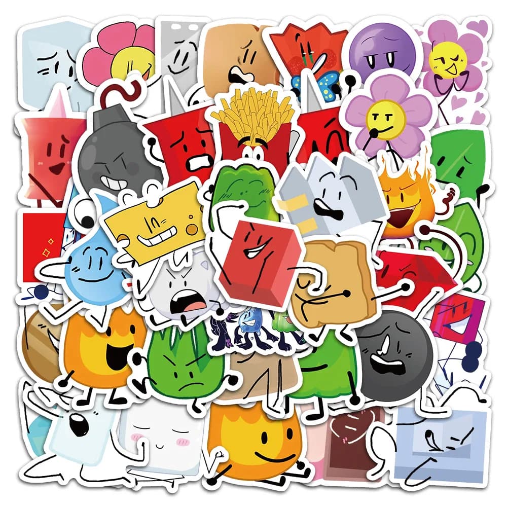 10/30/52PCS Battle for Dream Island Sticker Cartoon Cute Graffiti custodia decorativa per telefono Notebook Skateboard decalcomania impermeabile giocattolo