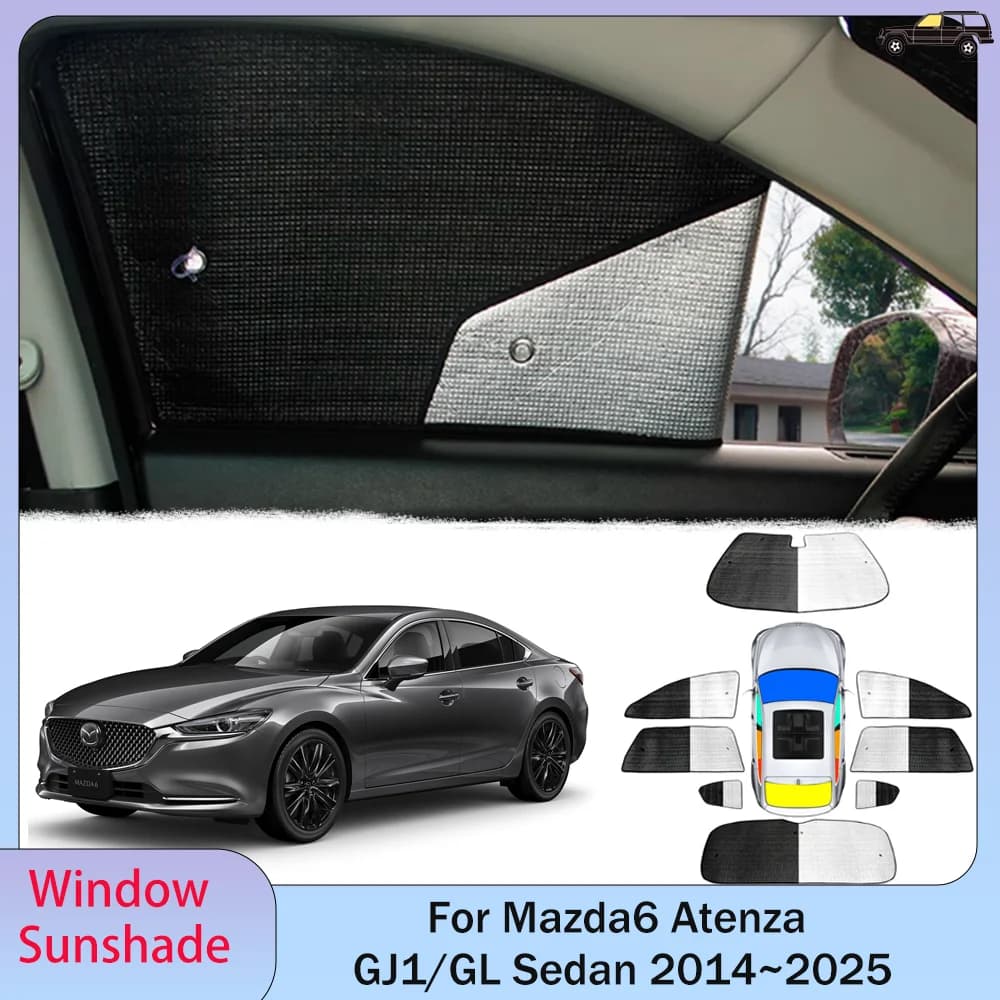 Per Mazda6 Atenza GJ1/GL Berlina 2014 ~ 2025 2015 2016 2017 2018 2019 2020 2021 2022 2023 2024 Auto Parasole Lucernario Parabrezza Parasole Protezione Parasole Accessori