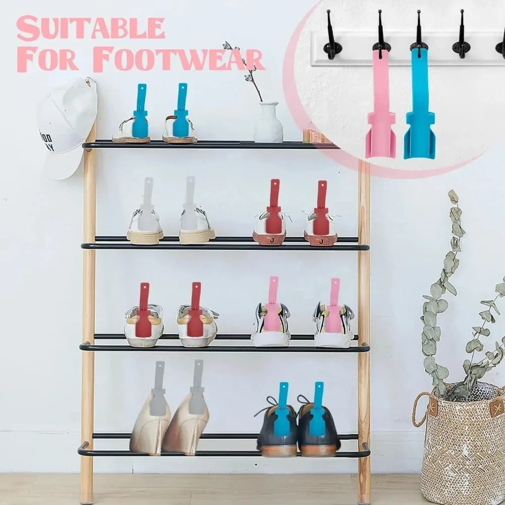 Professional Shoe Footwear Plastic Shoe Helper for Lazy Shoes High Quality Non-slip Shoe Lift for Older Shoes Accessories