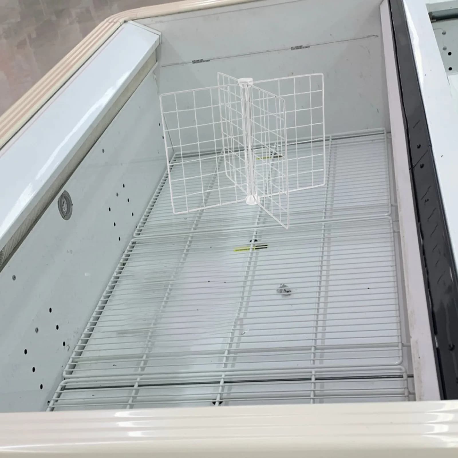 Divisorio per Congelatore Domestico in Filo Metallico, Ripiano Regolabile per Frigorifero, Separatore Multifunzionale per Organizzazione e Stoccaggio