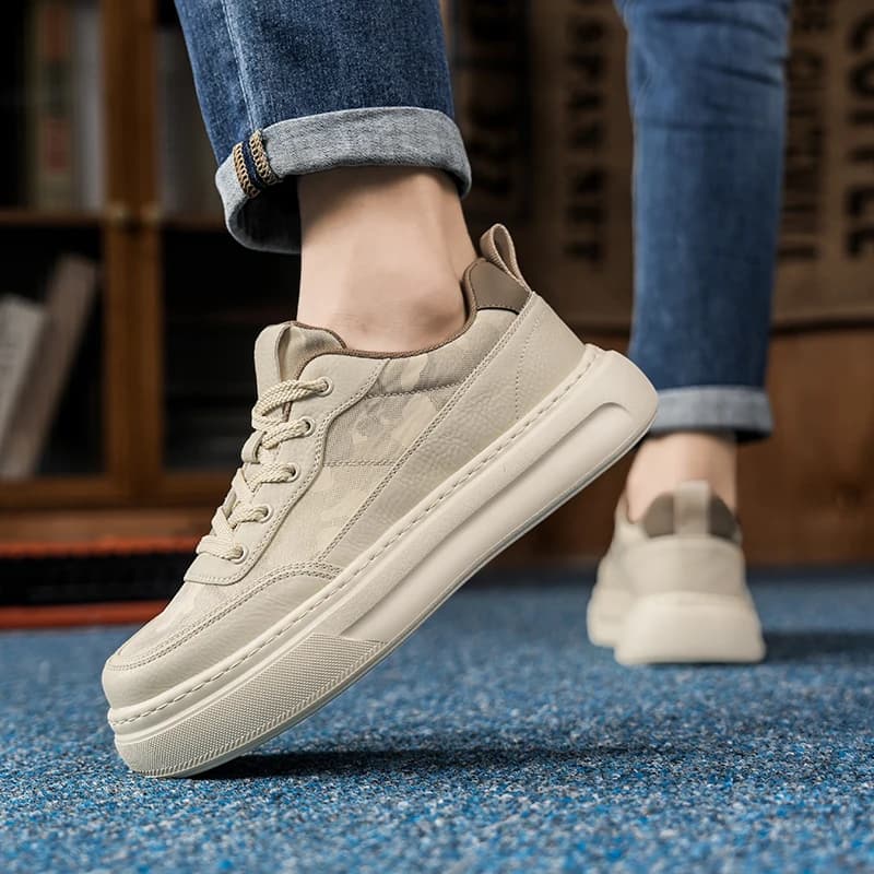 Modern Simple Men Women Linen Sneakers Smooth Plain Cloth Surface Light Body Office Off Duty Daily Casual Outdoor Stroll